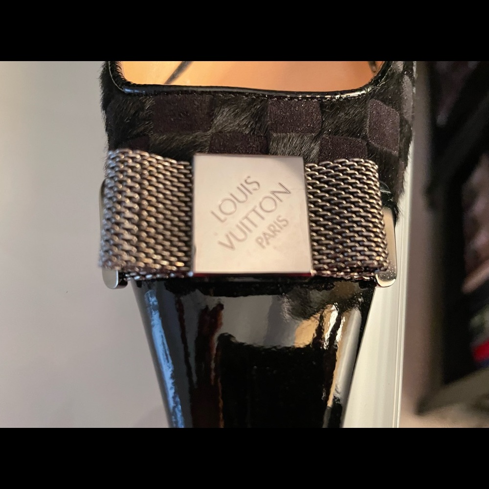 Genuine Louis Vuitton Calf Hair Pumps